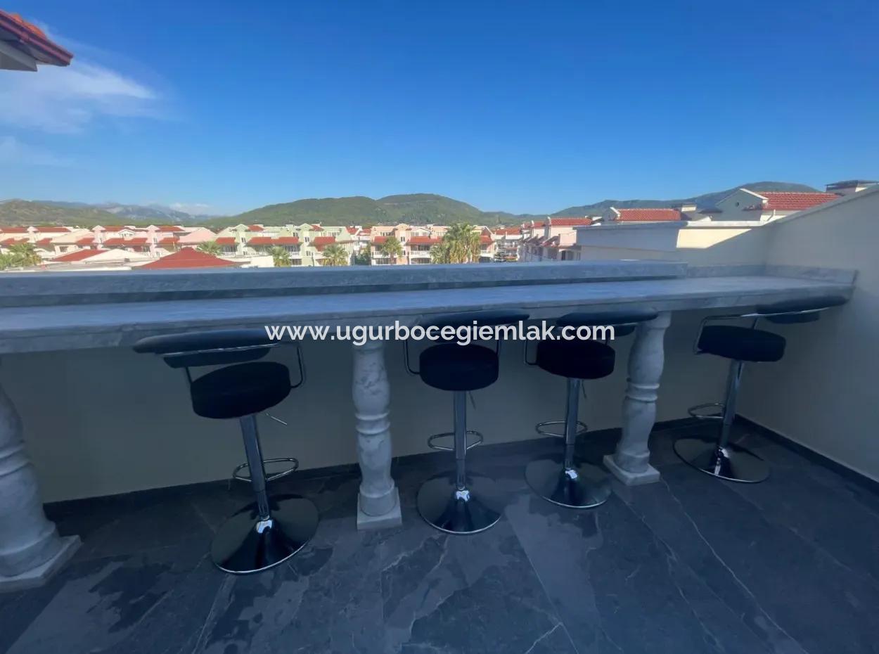 Prächtige Duplex 3 2 Wohnung Zum Verkauf Im Botanischen Garten Von Dalaman