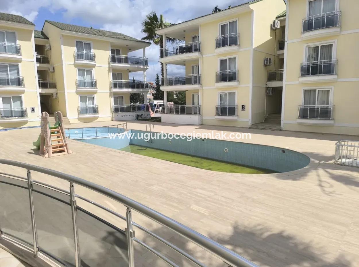 3 1 Apartment With Pool For Sale In Dalaman Center