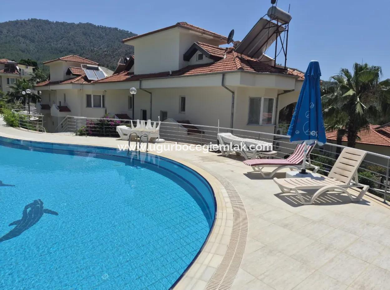 3 1 Twin Villa For Sale In Dalaman Akkaya Valley, Nature Peace And Site