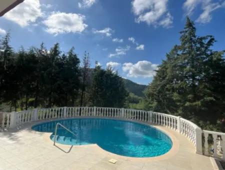 5 2 Villas For Sale With Magnificent Architecture In Dalaman Akkaya Valley