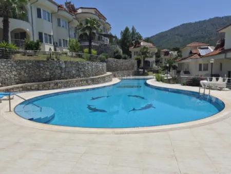 3 1 Twin Villa For Sale In Dalaman Akkaya Valley, Nature Peace And Site