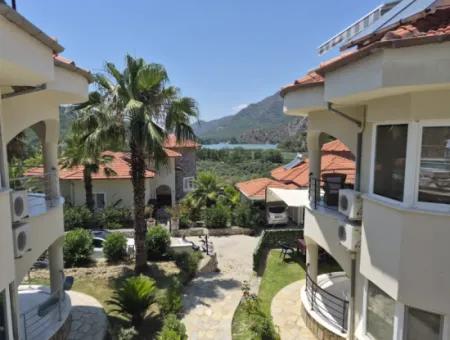 3 1 Twin Villa For Sale In Dalaman Akkaya Valley, Nature Peace And Site