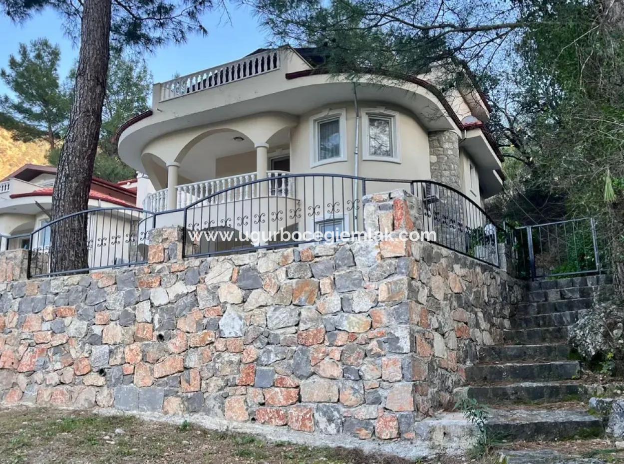 Dalaman Akkaya Da 4+1 Eşyalı Satılık Villa