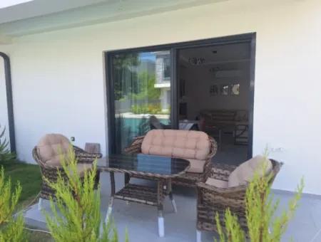 Dalaman Karaçalı Mah. Lüks Site İçerisinde Eşyalı 2+1 İkizvilla